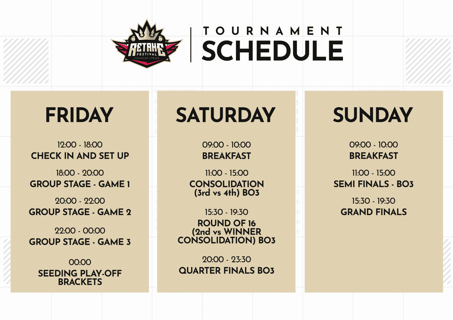 csgo schedule tournament